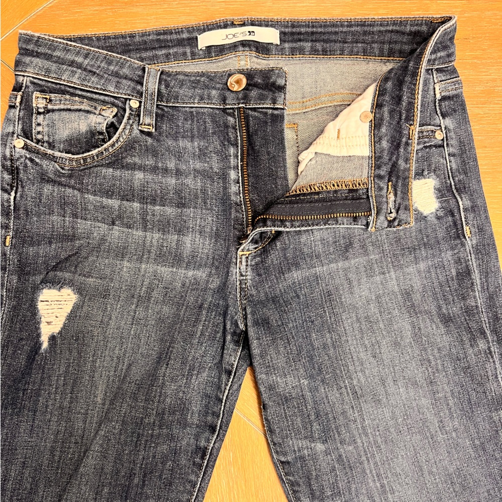 Distressed Dark Wash Joes Jeans - Picture 4 of 13